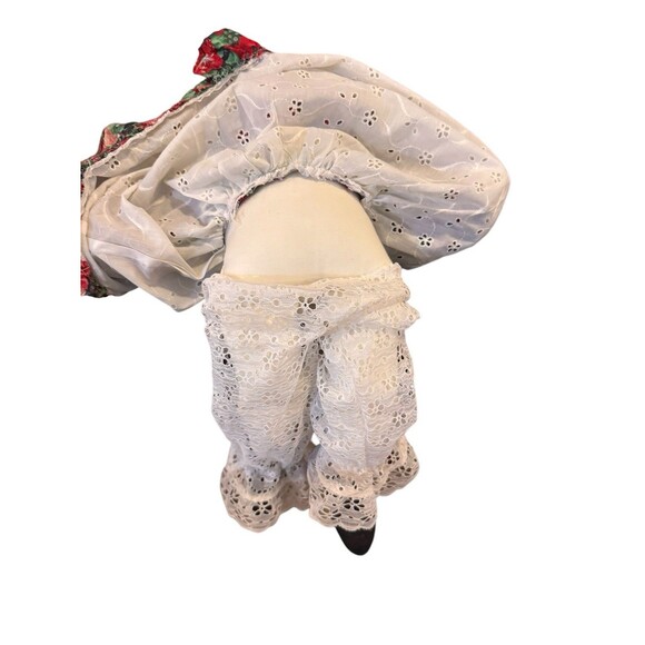 Vintage Mr And Mrs Claus Raggedy Ann Dolls Mrs clause 80s Holiday Decor - Picture 7 of 11